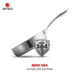Thumbnail Chảo Chống Dính Bếp Từ Elmich Inox 3 Đáy Size 20cm MaxA EL-3761 Dùng Cho Mọi Loại Bếp 3