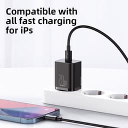Thumbnail Cốc Sạc Nhanh Baseus Super Si USB C QC 3.0 20W Hỗ Trợ Type C Cho iPhone 12 Pro Max 4
