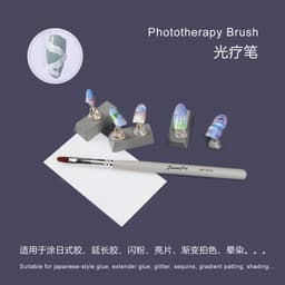 Thumbnail Set 4 cọ vẽ tranh sơn dầu/màu nước/móng tay SEAMIART đầu móc bằng acrylic cao cấp 4