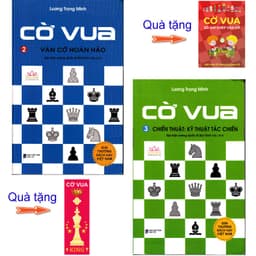 Thumbnail Sách-Combo 2 cuốn CỜ VUA, VÁN CỜ HOÀN HẢO (Tập 2), CHIẾN THUẬT: KỸ THUẬT TÁC CHIẾN (tập 3), tặng bookmark và Sổ ghi chép 1