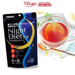 Thumbnail Trà giảm cân đêm Night Diet Tea Orihiro Nhật Bản 24 gói/túi và 40 gói/túi 2