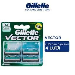 Thumbnail Lưỡi Dao Cạo Gillette Vector - Hộp 4 Lưỡi 3