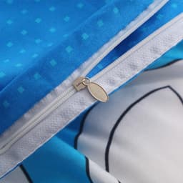 Thumbnail Ga trải giường cotton poly kèm 2 vỏ gối đầu 45x65cm Mẫu Doreamon - Zingzingmart 2