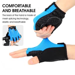 Thumbnail Găng tay nửa ngón WEST BIKING thoáng khí chống trượt khi đi xe đạp cho nam nữ 4
