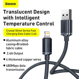 Thumbnail Dây cáp sạc nhanh Baseus thích hợp cáp sạc nhanh cho ip 13 Pro Max 12 11 X XR XS 2