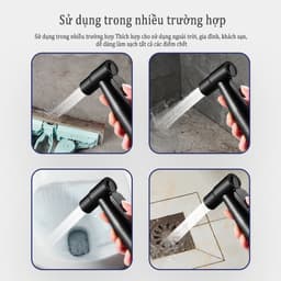 Thumbnail Đầu vòi xịt nhà vệ sinh Meidoo bằng thép không gỉ 304 cao cấp 4