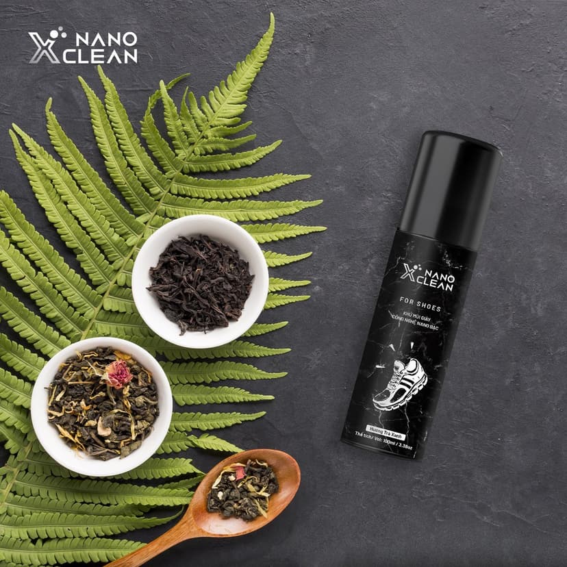 Ảnh chai xịt giày diệt khuẩn khử mùi hôi giày, hôi chân Nano Xclean For Shoes - Nano Bạc AHT Corp (AHTC) 100ml 3