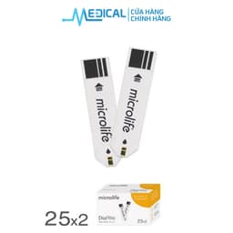 Thumbnail Que thử đường huyết MICROLIFE DiaRite BGM Test (50 que ) date xa - MEDICAL 2