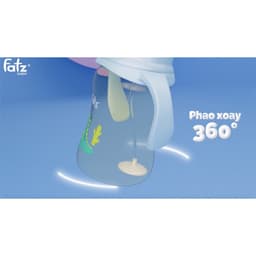 Thumbnail Bình uống nước Tritan chống đổ phao xoay 360 độ 250ml Fatzbaby 3