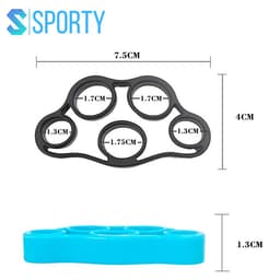 Thumbnail Bóp tập cơ tay 5 ngón tay theo cấp độ tập chất liệu bằng silicon mềm, nhỏ gọn SPORTY YGW24 4