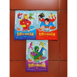 Thumbnail Sách - Tô Màu Siêu Nhân Dành Cho Bé 2-6 Tuổi (6 Cuốn) 2