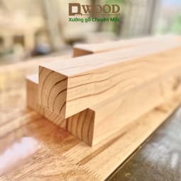 Thumbnail Thanh gỗ thông Dwood vuông đã xử lý làm chân bàn, chân ghế 3