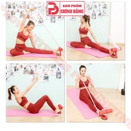 Thumbnail Dụng cụ chữ T tập cơ bụng, chân tay đế cao su khung sắt Prowin Fitness dính mặt sàn đá 3