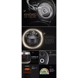 Thumbnail Nồi cơm điện tử áp suất CUCKOO CRP-PK1000S 1,8 lít - Hàng chính hãng 3