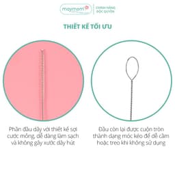 Thumbnail Dụng cụ vệ sinh dây hút máy hút sữa Maymom dài 100cm 3