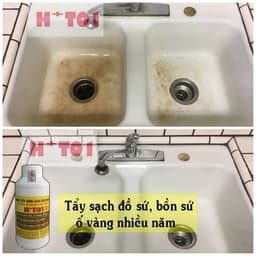 Thumbnail Combo Tẩy Trắng Men Sứ Cặn Canxi Sen Vòi - Tẩy Bồn Cầu Hồng Hàng Ngày TVS 500ml/960ml 3