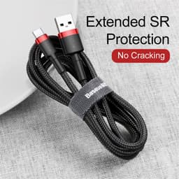 Thumbnail Cáp Sạc Nhanh Baseus Dây Sạc USB sang Type-C  cho Xiaomi redmi Samsung S7 S8 S9 dài 0.5m 1m 2m 1