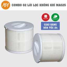 Thumbnail Combo 02 lõi lọc không khí Hepa MA025, màng lọc thay thế MAXAIR chính hãng, lọc bụi mịn, lọc sạch lông chó mèo 1