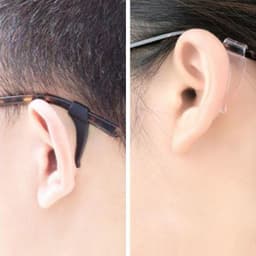 Thumbnail Móc gọng kính cận nam nữ thời trang 7KMOC chống trượt màu đen, trong bằng silicon dẻo 2