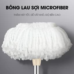 Thumbnail Bộ thùng lau nhà thông minh Samono BCT704 hai bánh xe 1 ngăn kèm cây lau tự vắt xoay 360 độ, tiện lợi, siêu sạch 4