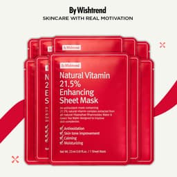 Thumbnail Combo10 By Wishtrend mặt nạ giấy Natural Vitamin 21.5% Enhancing Sheet Mask 23ml 2