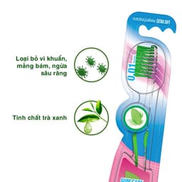 Thumbnail Bàn chải Oral-B tinh chất Trà Xanh/ Trà Đen vỉ 3 cây (Mua 2 tặng 1) 3
