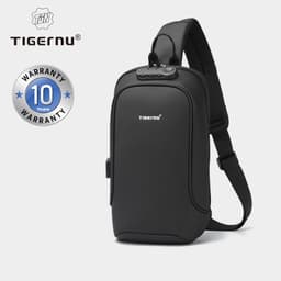 Thumbnail Túi đeo ngực chống nước Tigernu 8102 có cổng USB (9.7 '') 1