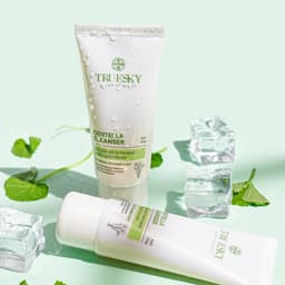 Thumbnail Gel rửa mặt ngăn ngừa mụn Truesky Centella Cleanser chiết xuất rau má 50g 2
