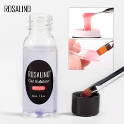 Thumbnail Rosalind 30ml Làm Sạch Bàn Chải Nước 1 Cái Loại Bỏ Gel Sơn Móng Tay Từ Bàn Chải Móng Tay Nghệ Thuật Dụng Cụ 6 Màu 1