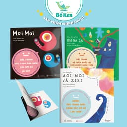 Thumbnail Sách Ehon Nhật Bản - Bộ Moi Moi Và Những Người Bạn [3 cuốn] - Ehon Wabooks [Bố Ken] 4