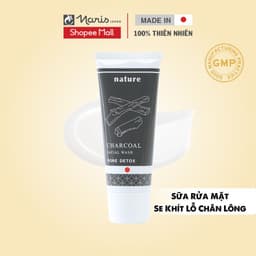 Thumbnail Sữa Rửa Mặt se khít lỗ chân lông Naris Nature Charcoal 100g 3