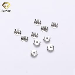 Thumbnail Chốt bông tai bạc Ý Huệ Ngân CB02 1