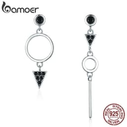 Thumbnail Khuyên tai BAMOER bạc 925 thời trang Hàn Quốc 1