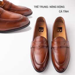 Thumbnail Giày lười nam da bò nappa cao cấp G120 Bụi leather hộp sang trọng Bảo hành 12 tháng 3