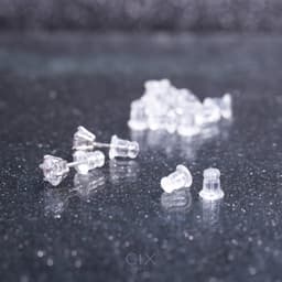 Thumbnail Chốt nhựa cao su bông tai nữ Gix Jewel CBN 3