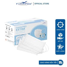Thumbnail Khẩu trang y tế kháng khuẩn 4 lớp Famapro Extra (50 cái/ hộp) 2