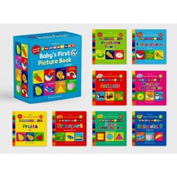 Thumbnail Bộ sách bìa cứng Thư viện hình ảnh đầu tiên cho bé về thế giới xung quanh - Baby's First Picture Book (8 Cuốn) 1