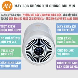 Thumbnail Combo ưu đãi 01 máy lọc không khí + 02 lõi lọc không khí hepa chính hãng MAXAIR 3