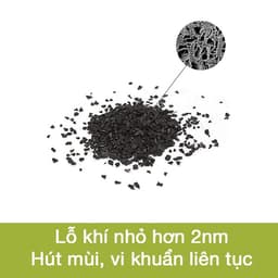 Thumbnail Than Hoạt Tính Khử Mùi Ô Tô Tủ Lạnh, Hút Mùi Hôi, Vi Khuẩn, Nấm Mốc Hapaku 200g 3