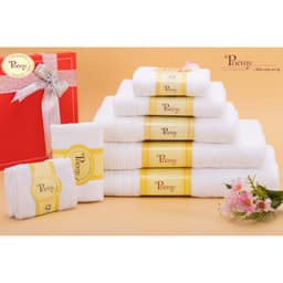 Thumbnail Khăn tắm cao cấp Poêmy sọc gân KT(60x120) 3