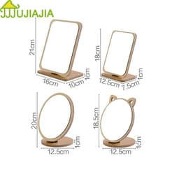 Thumbnail Gương trang điểm JUJIAJIA bằng gỗ một mặt để bàn 3
