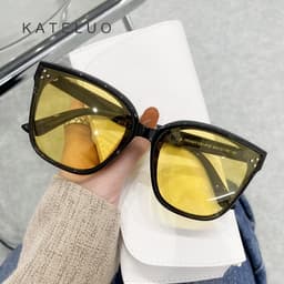 Thumbnail Kính mát phân cực gọng vuông TR90 KATELUO TR7501 thời trang cho nam nữ 3