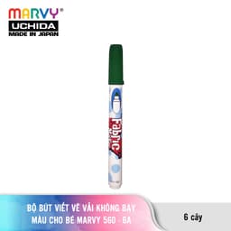 Thumbnail Bộ 6 cây Bút Vẽ Vải Không Bay Màu Cho Bé Marvy Uchida 560 - 6A ( màu cơ bản) 3