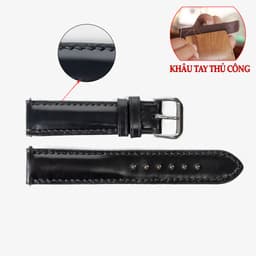 Thumbnail Dây đồng hồ nam da bò-khâu tay thủ công D101 size 18mm, 20mm, 22mm, 24mm - Bụi Leather 4
