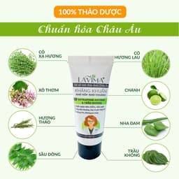 Thumbnail Tuýp Gel Rửa Phụ Khoa Thảo Dược Châu Âu LAVIMA Minisize 20g - Huyết Trắng, Nấm Ngứa, Lộ Tuyến, An Toàn Cho Mẹ Bầu 2