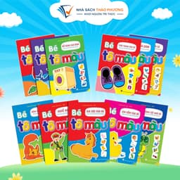 Thumbnail Sách - Bé tô màu theo chủ đề song ngữ Anh Việt, tô màu sáng tạo 1