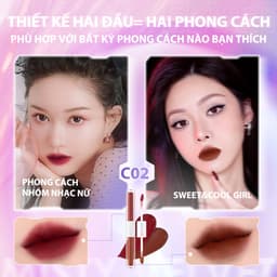 Thumbnail Son môi dạng lỏng FOCALLURE 2.4g 2 trong 1 siêu nhẹ chống nứt nẻ 4
