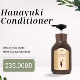 Thumbnail Dầu Xả Hanayuki Conditioner Ngăn Ngừa Rụng Tóc Kích Thích Mọc Tóc Hanayuki Chính Hãng 4