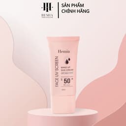 Thumbnail Kem chống nắng Hemia 50ml chính hãng tác dụng dưỡng trắng nâng tone SPF50+ thấm mướt nhanh, mịn màng 2