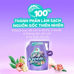Thumbnail Túi Nước Giặt Xả MaxKleen Thiên Nhiên Vườn hoa thanh khiết 3.6kg 3